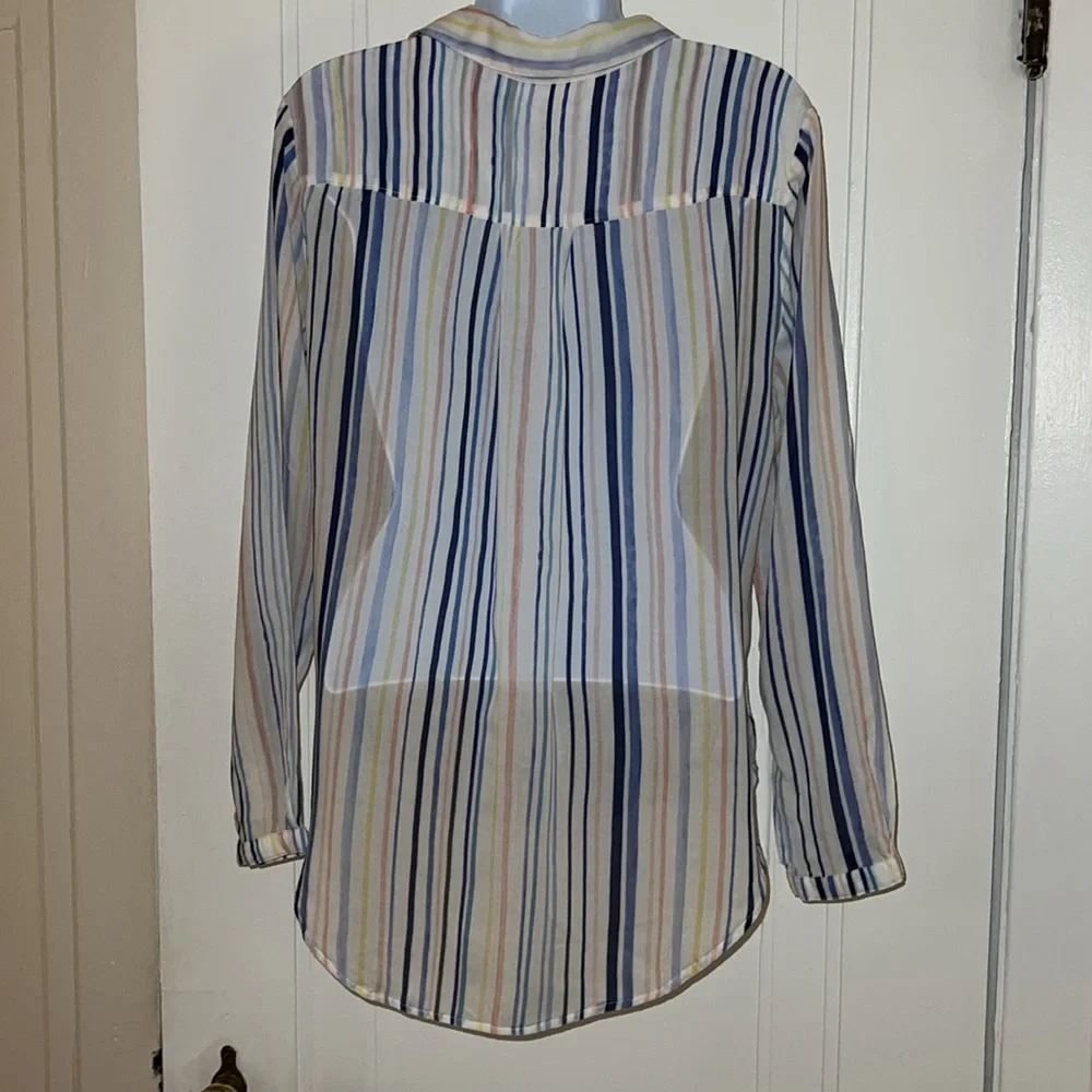 Cloth & Stone striped button down size small - Picture 4 of 11